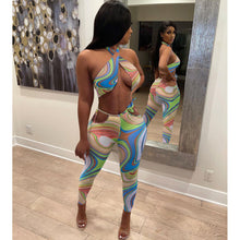 Load image into Gallery viewer, Trendy printed tube top trousers set AY2036