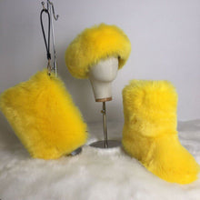 Load image into Gallery viewer, Hot selling fur set come(Headband bag boots ) HPSD142