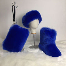 Load image into Gallery viewer, Hot selling fur set come(Headband bag boots ) HPSD142