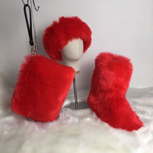 Load image into Gallery viewer, Hot selling fur set come(Headband bag boots ) HPSD142