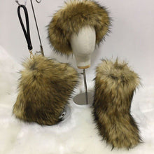 Load image into Gallery viewer, Hot selling fur set come(Headband bag boots ) HPSD142