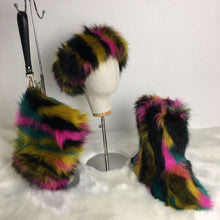 Load image into Gallery viewer, Hot selling fur set come(Headband bag boots ) HPSD142