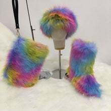 Load image into Gallery viewer, Hot selling fur set come(Headband bag boots ) HPSD142