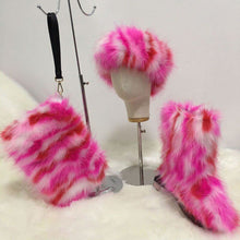Load image into Gallery viewer, Hot selling fur set come(Headband bag boots ) HPSD142