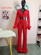 Load image into Gallery viewer, Plush stitching solid color chiffon four-piece suit(AY1653)