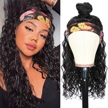 Load image into Gallery viewer, Human Hair Water Wave Headband Wigs(AH5048)