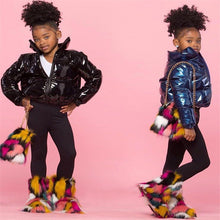 Load image into Gallery viewer, Children's trendy shiny cotton jacket(AY1418)