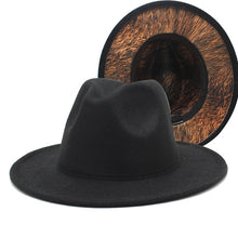 Load image into Gallery viewer, Printed double-sided color matching jazz hat(AE4073)