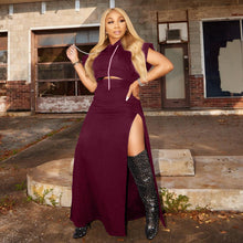 Load image into Gallery viewer, Solid color sweater casual suit(AY1550)