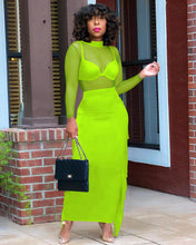 Load image into Gallery viewer, Sexy see-through mesh skirt suit (without inner wear)AY1790