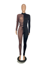 Load image into Gallery viewer, Sexy Mesh Panel Jumpsuit AY1712