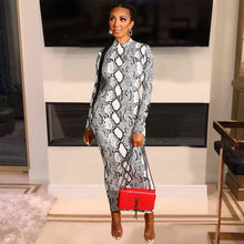 Load image into Gallery viewer, Printed zipper two-sided dress(AY1244)