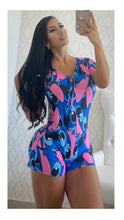 Load image into Gallery viewer, Sexy printed slim bodysuit(AY1441)