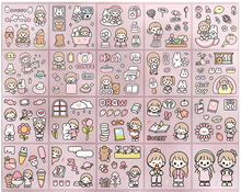 Load image into Gallery viewer, oil rabbit diary cute waterproof sticker(AE4034)