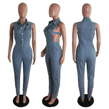 Load image into Gallery viewer, Fashion denim women's Jumpsuit AY1905
