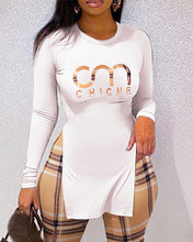 Load image into Gallery viewer, Fashion letter printing two-piece set(AY1599)