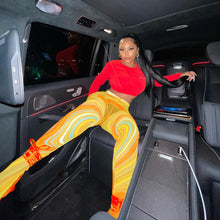 Load image into Gallery viewer, Printed Slim Color Pants(AY1693)