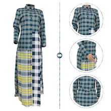 Load image into Gallery viewer, Fashion casual color plaid stitching jacket(AY1413)
