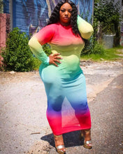 Load image into Gallery viewer, Hot sale tie-dye printed dress women