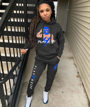 Load image into Gallery viewer, Cartoon letter printed sports suit(A11272)