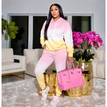 Load image into Gallery viewer, Casual Gradient Printed Sweatshirt Set(AY1456)