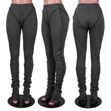 Load image into Gallery viewer, Solid color pleated pants(AY1469)