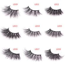 Load image into Gallery viewer, bushy 25mm mink false eyelashes