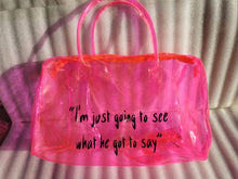 Load image into Gallery viewer, Hot selling sports transparent jelly bag