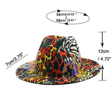 Load image into Gallery viewer, Fashion cool color matching jazz hat(AE4072)