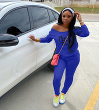 Load image into Gallery viewer, Casual printing two-piece suit