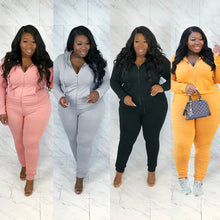 Load image into Gallery viewer, fashion solid color long-sleeved casual suit(AY1372)