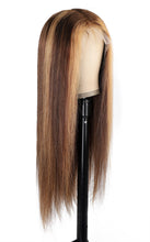 Load image into Gallery viewer, Human hair P4/27 T-shaped lace straight Lace wig(AH5037)
