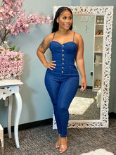 Load image into Gallery viewer, Fashion slim fit denim Jumpsuit AY1906
