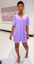 Load image into Gallery viewer, V-neck split top and shorts two-piece set AY2055