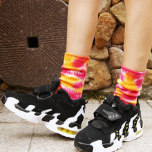 Load image into Gallery viewer, Personality thick thread tie-dye long tube cotton socks(AE4047