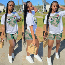 Load image into Gallery viewer, Casual short sleeve two piece set AY2067