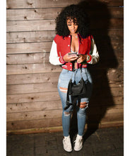Load image into Gallery viewer, Fashion Button Baseball Uniform Double Threaded Jacket(AY1311)
