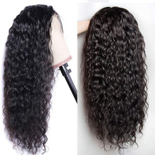Load image into Gallery viewer, Human hair 4*4 front lace water wave wig(AH5041)