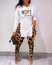 Load image into Gallery viewer, Fashion letter printing two-piece set(AY1599)
