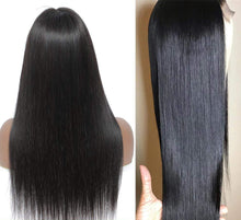 Load image into Gallery viewer, 4*4 lace closure wigs Human hair 180% Density Straight Wigs(AH5040)