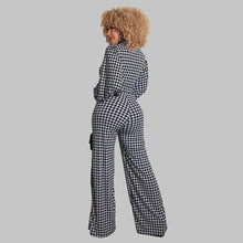 Load image into Gallery viewer, fashion puff sleeve printed jumpsuit(AY1365)