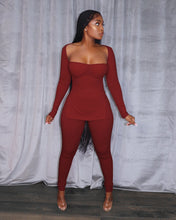 Load image into Gallery viewer, Fashion long-sleeved high-slit pit strip suit(AY1496)