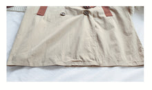 Load image into Gallery viewer, Children's contrast color long button trench coat(AY1340)