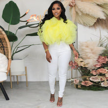 Load image into Gallery viewer, Chiffon sleeveless fashion short top AY2026