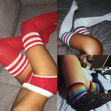Load image into Gallery viewer, Sexy belt drilled knee long socks(AE4044)