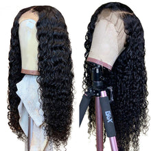 Load image into Gallery viewer, Human hair water wave lace frontal wigs 13*4 wigs(AH5032)
