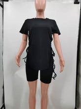 Load image into Gallery viewer, Fashion sexy split strap two-piece suit AY1896