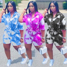 Load image into Gallery viewer, Ladies casual tie-dye suit(AY1079)