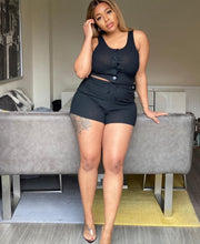 Load image into Gallery viewer, Hot stitching vest suit AY1010