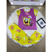 Load image into Gallery viewer, Cartoon printed short-sleeved two-piece suit(AY1571)